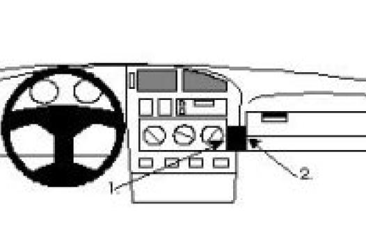 Proclip VW Golf/Vento 92-      angled