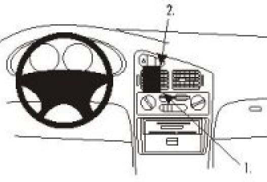 Proclip Mitsubishi Colt/Mirage 92-