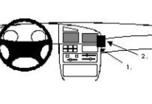 Proclip Peugeot 405 93-        angled