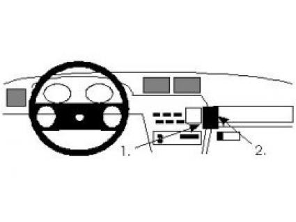Proclip Opel Vectra/Calibra 89-angled
