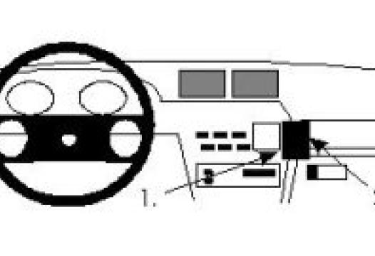 Proclip Opel Vectra/Calibra 89-angled