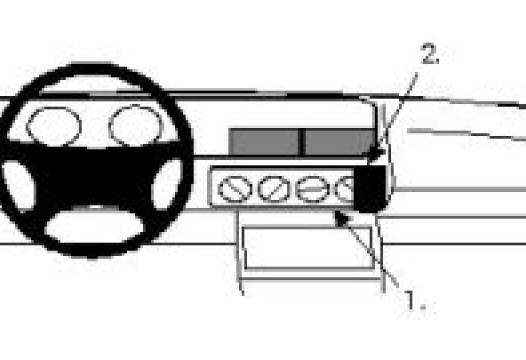 Proclip Renault Safrane 93- angled