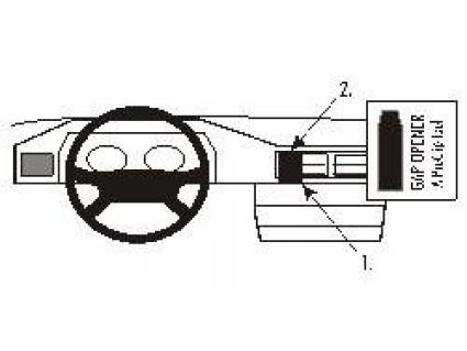 Proclip Mercedes 124 86- (200-500E)