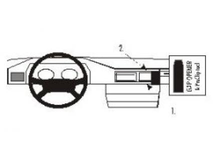 Proclip Mercedes 124 86- (200/300)ang.