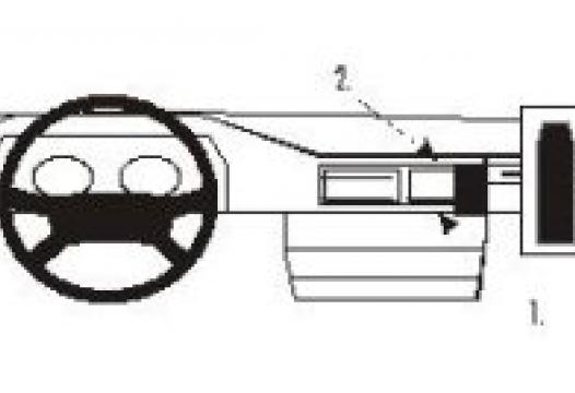 Proclip Mercedes 124 86- (200/300)ang.