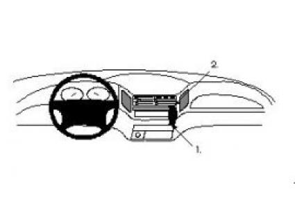 Proclip Toyota Previa 90- angled