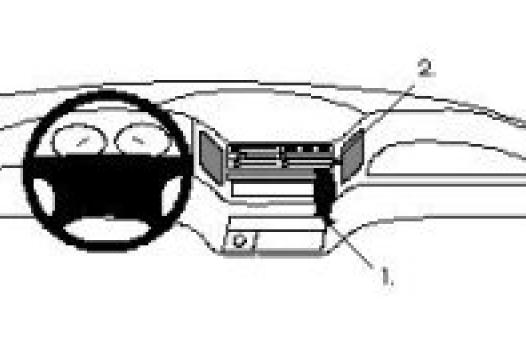 Proclip Toyota Previa 90- angled