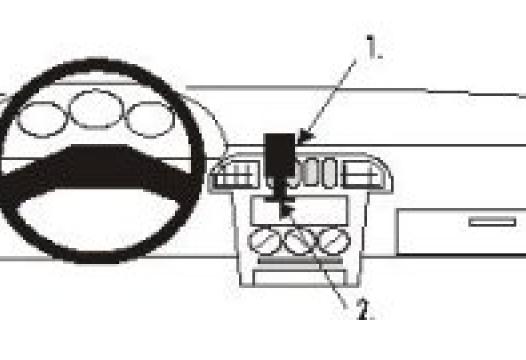 Proclip Nissan Micra 93- d.a.