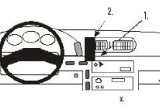 Proclip Nissan Serena 93-