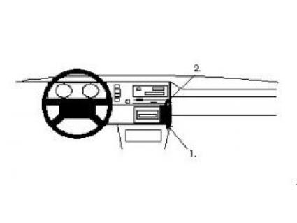 Proclip VW Golf Cabriolet -93