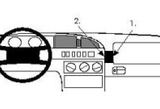 Proclip Citroen XM 95- angled