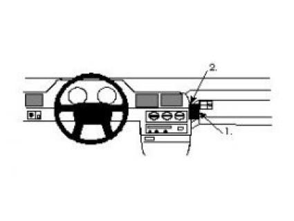 Proclip Volvo 760 88-/960 91- angled