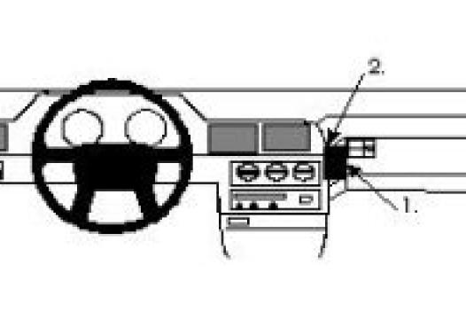 Proclip Volvo 760 88-/960 91- angled