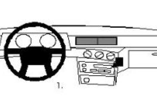 Proclip Volvo 740/940 91- angled