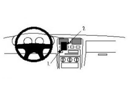 Proclip Nissan Almera 96-   dbl airbag