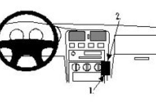 Proclip Nissan Almera 96- dbl airb.low