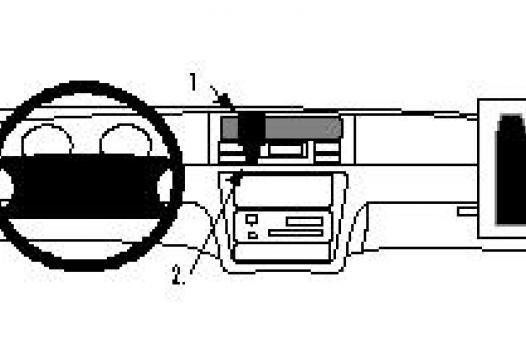 Proclip Honda Shuttle 96-dbl airbag