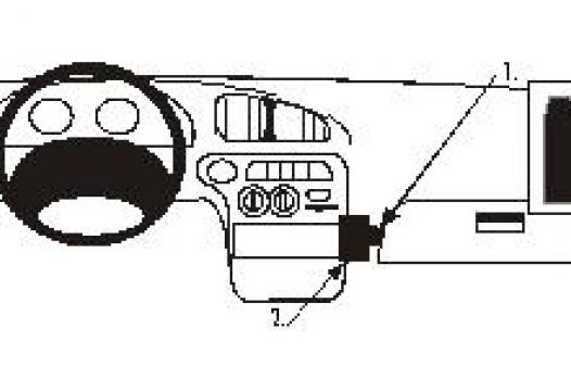 Proclip Hyundai Elantra 96-      angled