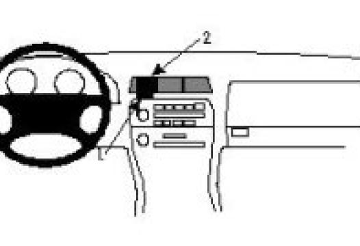 Proclip Lexus ES 300 92- Double airbag