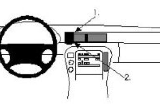 Proclip Lexus SC 300/400 92- doub. air