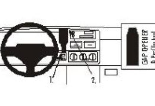Proclip Jeep Grand Cherokee 96- d.airb