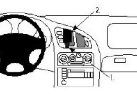 Proclip Mitsubishi Eclips 95- d.airbag