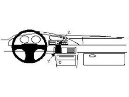Proclip Mazda Millenia 95-02 center