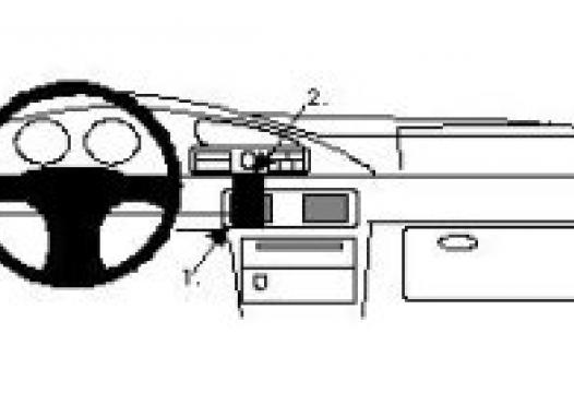 Proclip Mazda Millenia 95-02 center