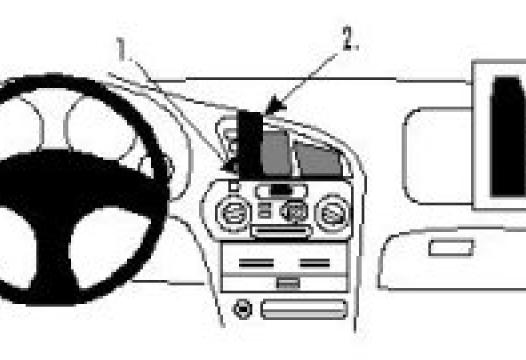 Proclip Mitsubishi Lancer/Colt 96-