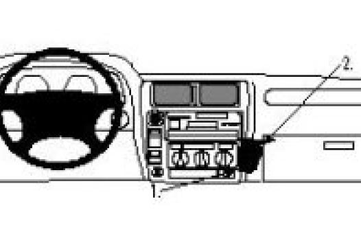 Proclip Toyota Landcruiser 90 97- angl