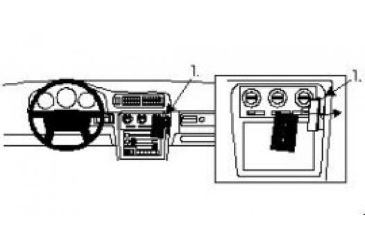 Proclip Volvo S70/V70 97- angled