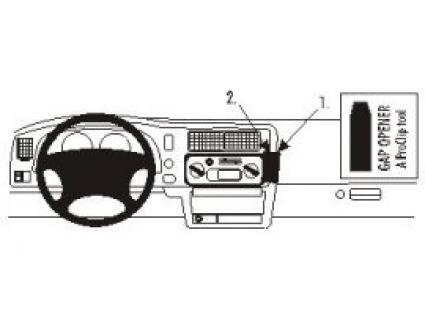 Proclip Mitsubishi L 200 97-   angled