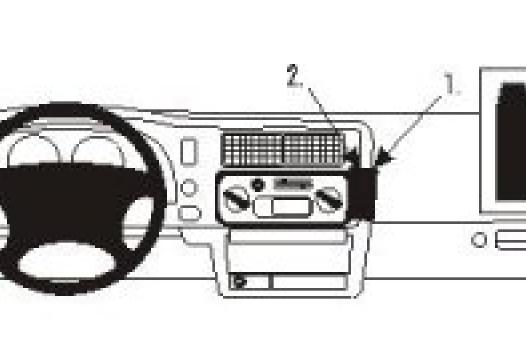 Proclip Mitsubishi L 200 97-   angled