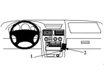 Proclip Mitsubishi Galant 97-  angled