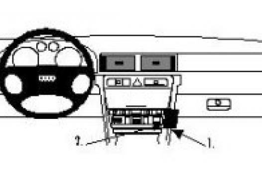 Proclip Audi A6 98-            angled