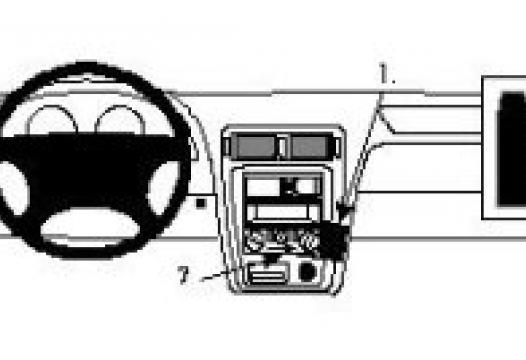 Proclip Mazda 626 98-          angled