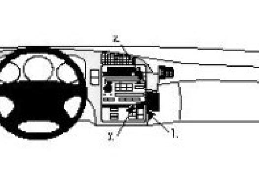 Proclip Saab 9-5 97- angled