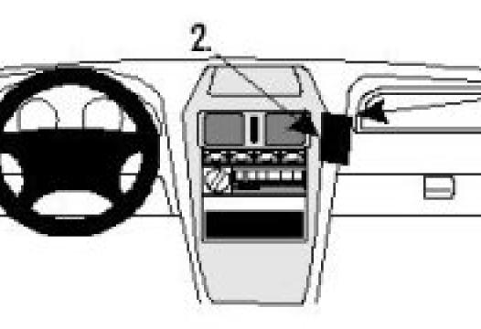 Proclip Ssang Yong Korando 97- angled