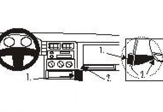 Proclip BMW 3-serie 91-   low  angled