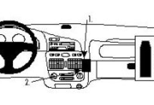 Proclip Fiat Palio 98-         angled