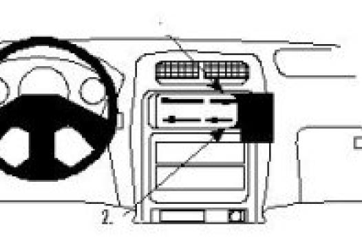 Proclip Daihatsu Terios 98- angled