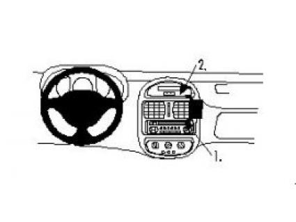 Proclip Renault Clio 99- angled