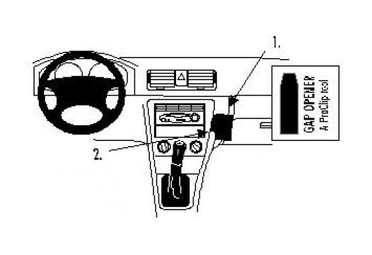 Proclip Skoda Octavia SLX 99- angled