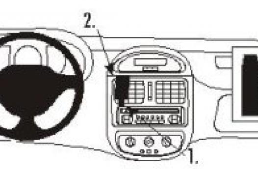 Proclip Renault Clio 99- Center