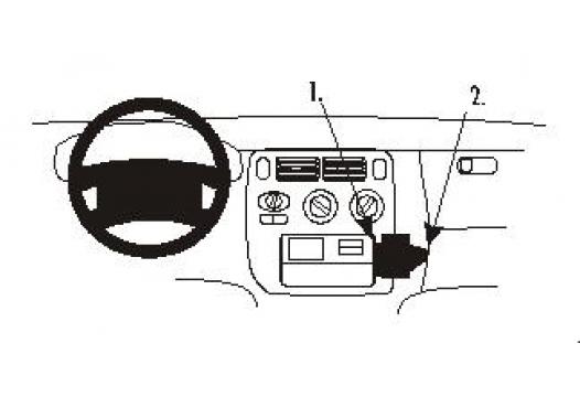 Proclip Honda HR-V 99-angled