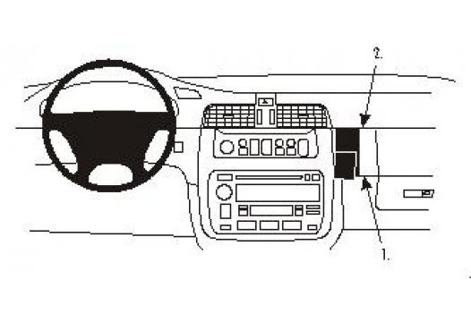 Proclip Cadillac Deville 01-  angled