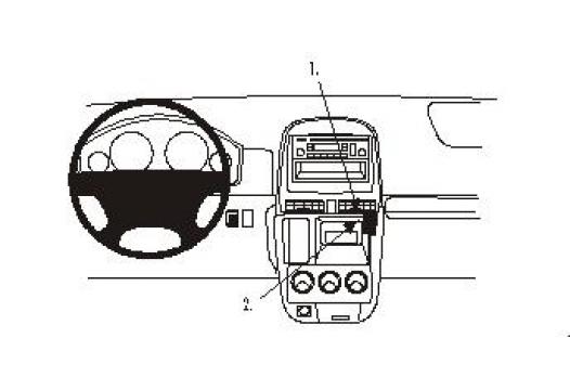 Proclip Honda CRV 02- angled