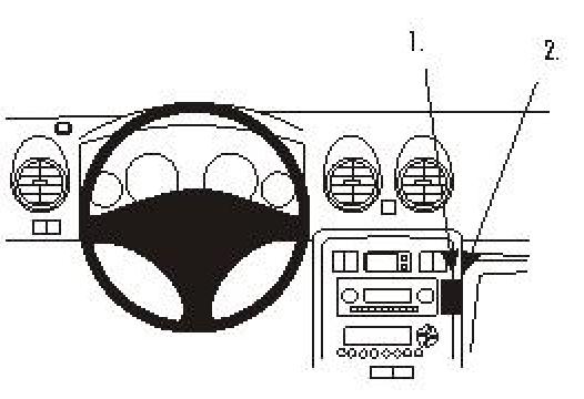 Proclip Rover 400/45 04- angled