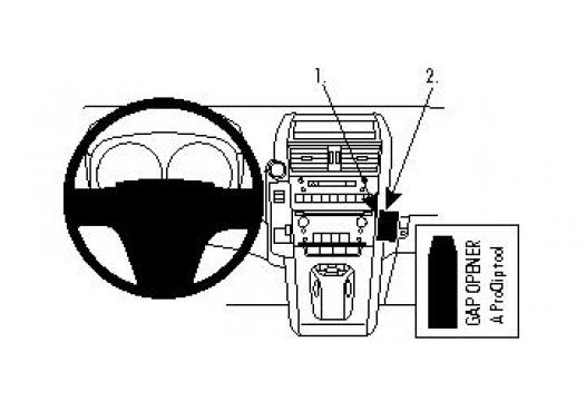 Proclip Lexus HS 250h 10- Angled