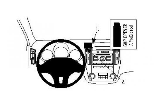 Proclip Kia cee'd 10- Center mount